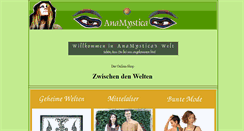 Desktop Screenshot of anamystica.de