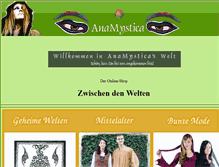 Tablet Screenshot of anamystica.de